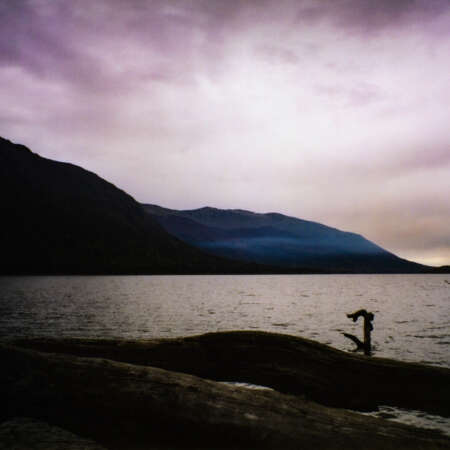 <p>Lago Escondido at dusk.</p>