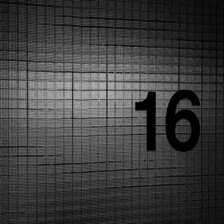 <p>You can almost feel the bumps in that wired glass.</p>