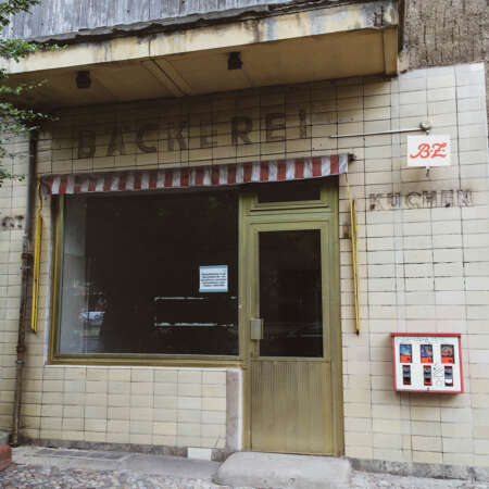 <p>Remnants of a former bakery in Berlin.</p>