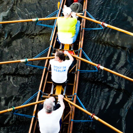 <p>Rowers power through the waters of Köpenick.<br /></p>