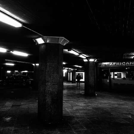 <p>Cologne's Ebertplatz shows its 1970s urban design, provoking the usual love-hate response. While the dark corners of its pedestrian underpasses have raised concerns about crime and safety, these recesses also host art galleries and restaurants (like this Nigerian place).</p>