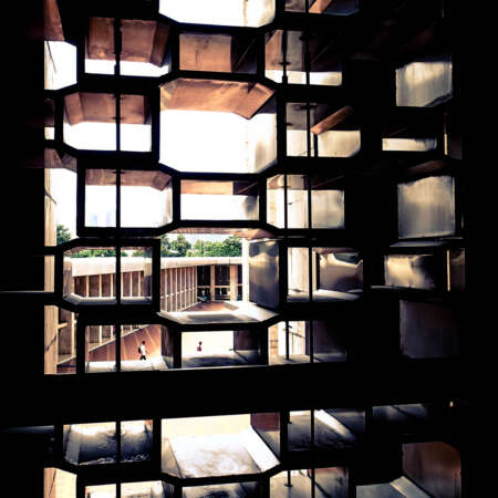 <p>A view of Jakarta's very modern Istiqlal Mosque, one of the largest in the world. It dates from the late 1970s and its style is very much of its era.</p>