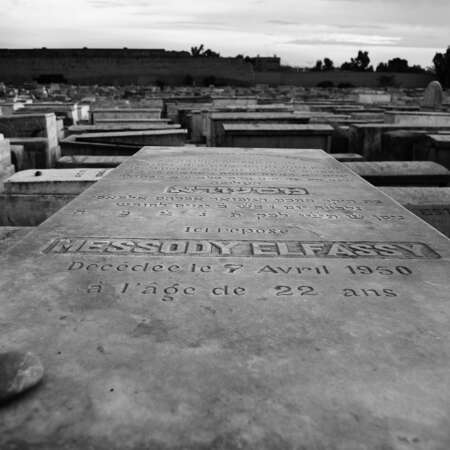 <p>It's a Jewish custom to leave a stone on a tomb as a symbol of mourning and memory. Here, a solitary stone was left on the grave of someone who died too young.<br /></p>