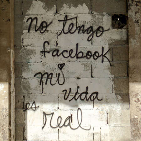 <p>Cutting through the bullshit: 'I don't have Facebook, my life is real'</p>